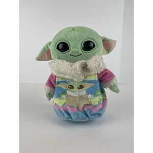 Disney Star Wars The Mandalorian‎ Grogu Easter Plush 9" Baby Yoda Scarf Eggs